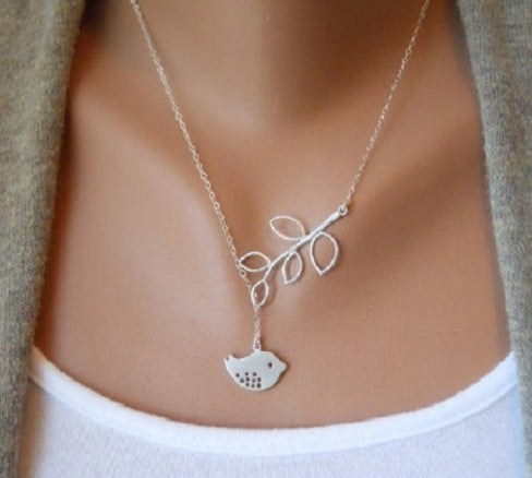 Collane con pendente a catena maglione argento lungo elegante e bello da donna