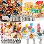 Set di bocche decorative 88 in 1 Set di gioielli per la cottura di torte, 88 PCS/Set