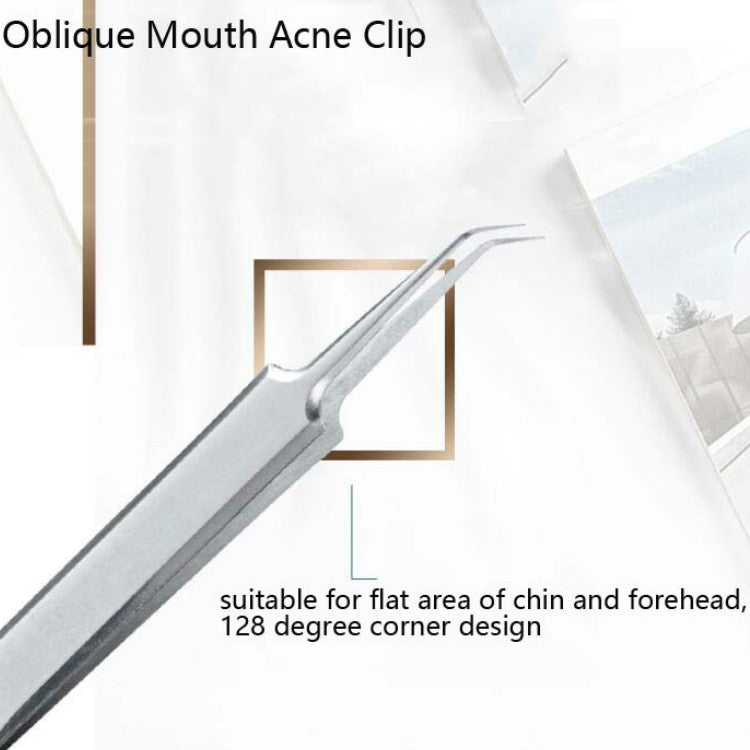 3 set di aghi per acne in acciaio inossidabile con morsetto per acne, per spremere lo strumento per punti neri dell'acne, 2 in 1, 5 in 1