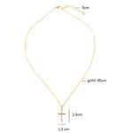 Collana di gioielli trasversali galvanici luminosi di moda da donna, Gold, Silver