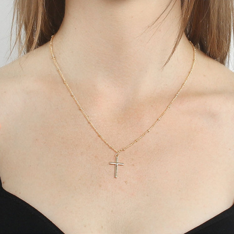 Collana di gioielli trasversali galvanici luminosi di moda da donna, Gold, Silver