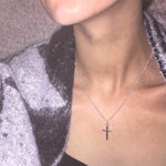 Collana di gioielli trasversali galvanici luminosi di moda da donna, Gold, Silver