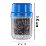 2 pezzi filtro per rubinetto della cucina depuratore d'acqua per uso domestico filtro per l'acqua a tre strati al carbone attivo, Faucet Filter