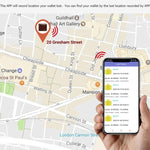 Portafoglio da uomo in pelle da lavoro Portafoglio antifurto intelligente anti-smarrimento, Smart