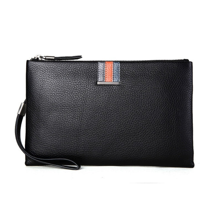 Portamonete intelligente antifurto e antismarrimento in pelle da uomo con pochette casual in pelle, Large, Small