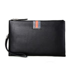 Portamonete intelligente antifurto e antismarrimento in pelle da uomo con pochette casual in pelle, Large, Small