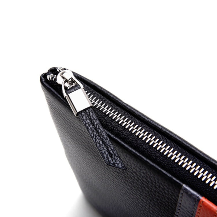 Portamonete intelligente antifurto e antismarrimento in pelle da uomo con pochette casual in pelle, Large, Small