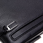Portamonete intelligente antifurto e antismarrimento in pelle da uomo con pochette casual in pelle, Large, Small