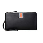 Portamonete intelligente antifurto e antismarrimento in pelle da uomo con pochette casual in pelle, Large, Small