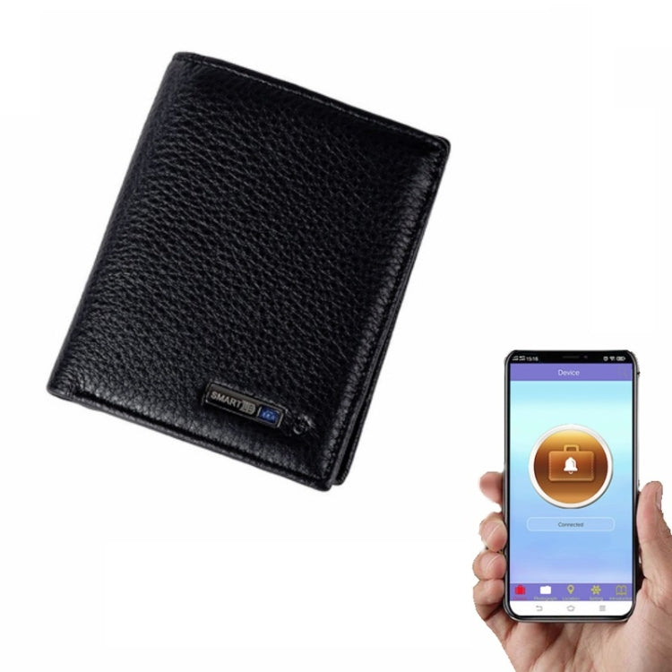 Portafoglio verticale Smart Bluetooth Borsa in pelle antifurto antismarrimento, Smart