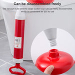 Pompa di aspirazione potente per dragaggio fognario domestico, ventosa per WC, Plastic Rod, Stainless Steel Rod