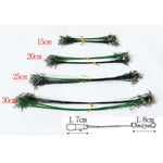 Cavo anteriore Luya da 20 pezzi con filo anti-morso, 15CM, 20CM, 25CM, 30CM