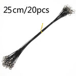 Cavo anteriore Luya da 20 pezzi con filo anti-morso, 15CM, 20CM, 25CM, 30CM