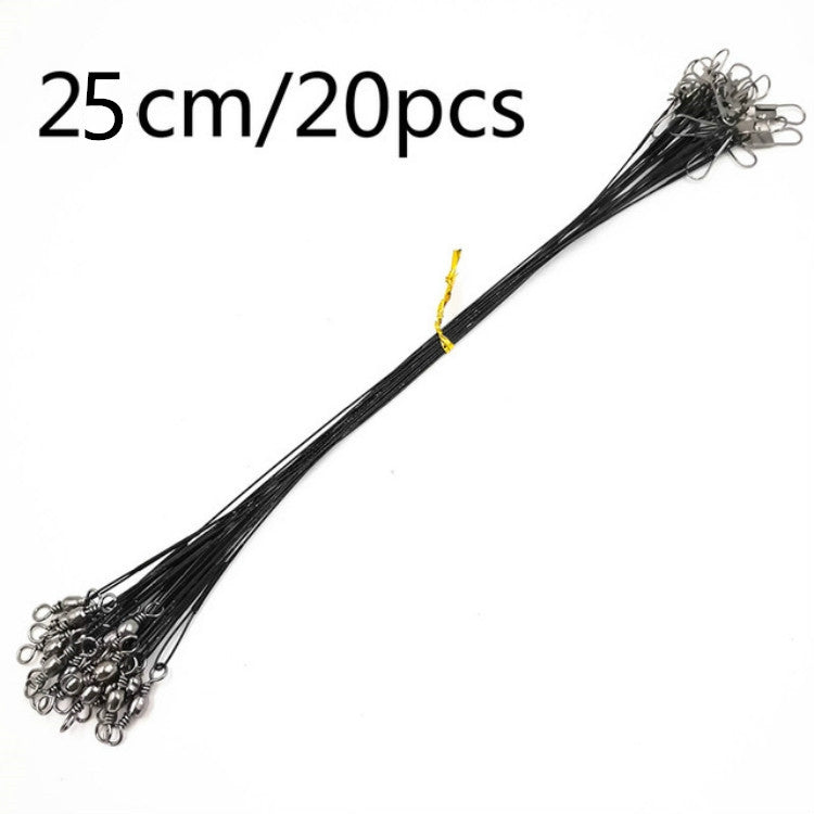 Cavo anteriore Luya da 20 pezzi con filo anti-morso, 15CM, 20CM, 25CM, 30CM