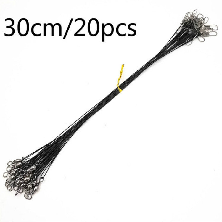 Cavo anteriore Luya da 20 pezzi con filo anti-morso, 15CM, 20CM, 25CM, 30CM