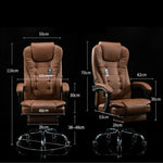 Sedia girevole moderna e minimalista con sedile pigro, sedia da ufficio per massaggi da gioco, con piedini in acciaio