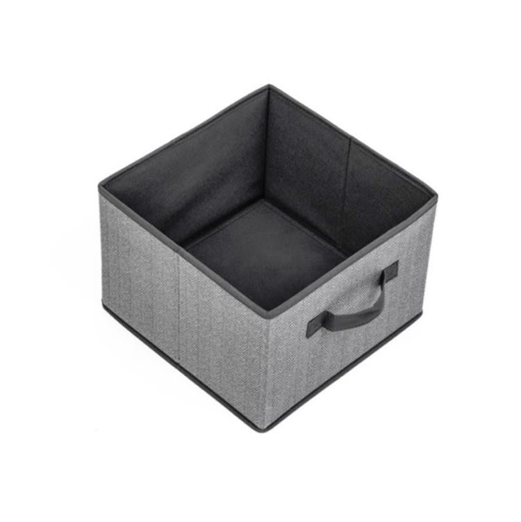 Scatola portaoggetti per cassetti in tessuto non tessuto da 2 pezzi Scatola di smistamento dei detriti di abbigliamento scoperta quadrata, 16L, 23L, 29L
