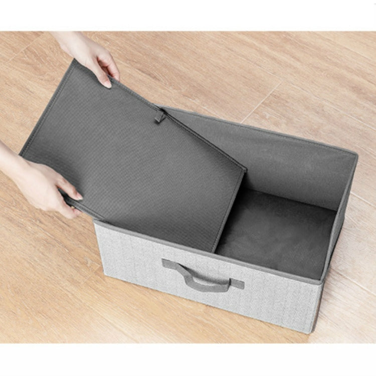 Scatola portaoggetti per cassetti in tessuto non tessuto da 2 pezzi Scatola di smistamento dei detriti di abbigliamento scoperta quadrata, 16L, 23L, 29L