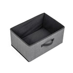 Scatola portaoggetti per cassetti in tessuto non tessuto da 2 pezzi Scatola di smistamento dei detriti di abbigliamento scoperta quadrata, 16L, 23L, 29L