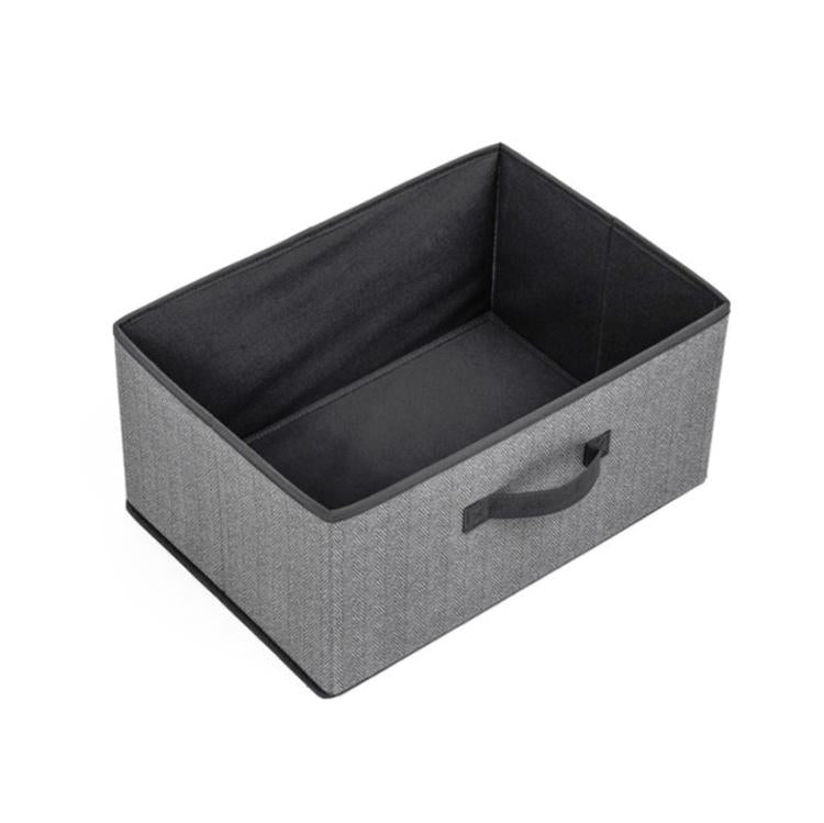 Scatola portaoggetti per cassetti in tessuto non tessuto da 2 pezzi Scatola di smistamento dei detriti di abbigliamento scoperta quadrata, 16L, 23L, 29L
