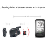 Contachilometri tachimetro per bici da strada wireless Bluetooth GIYO M4 per computer da bicicletta, GIYO M4