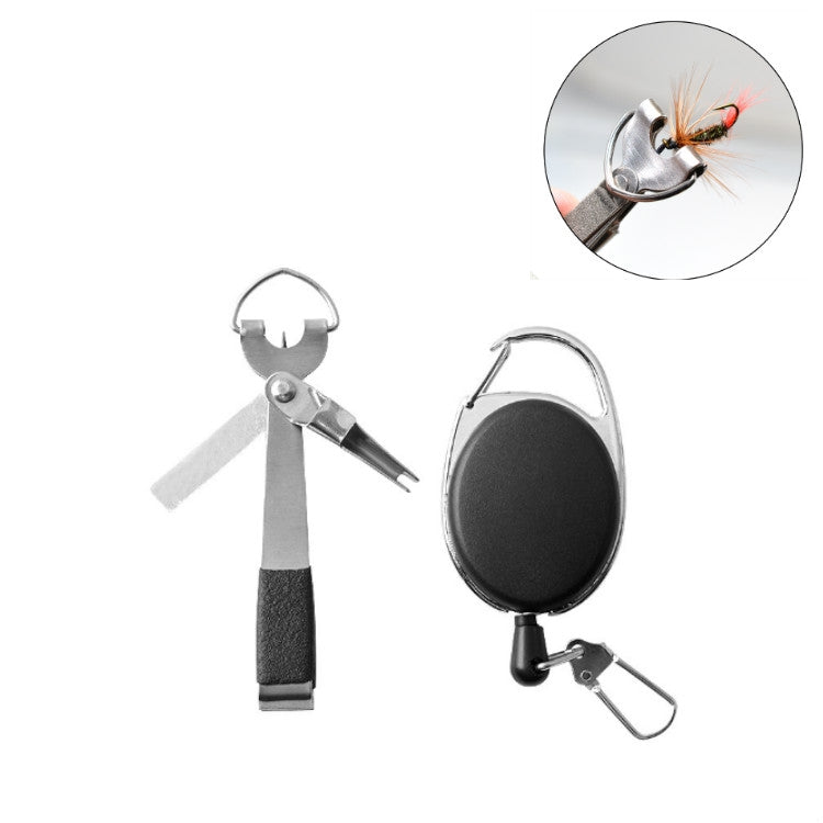 Forniture per la pesca all'aperto Morsetto da pesca Forbici per lenza Portachiavi telescopico, 2 in 1 With Keychain, 2 in 1 Fishing Line Knife, 3 in 1 With Keychain, 3 in 1  Fishing Line Knife