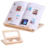 Telaio in legno Lettura di libri Staffa per scaffale Supporto Tablet PC Leggio per musica Cavalletto da disegno, Music Stand