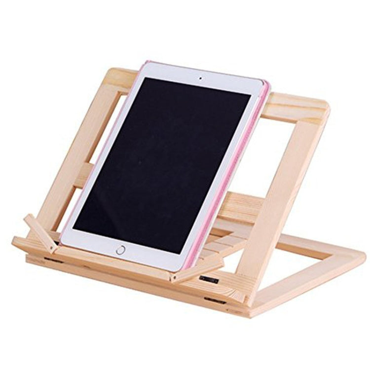 Telaio in legno Lettura di libri Staffa per scaffale Supporto Tablet PC Leggio per musica Cavalletto da disegno, Music Stand