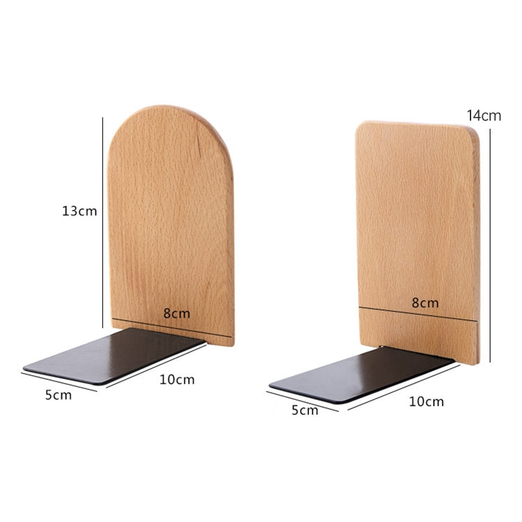 Fermalibri antiscivolo Porta libri Supporto in legno naturale
