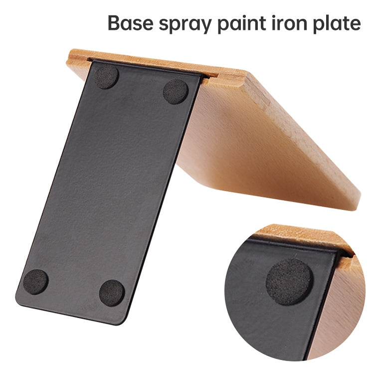 Fermalibri antiscivolo Porta libri Supporto in legno naturale