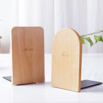 Fermalibri antiscivolo Porta libri Supporto in legno naturale