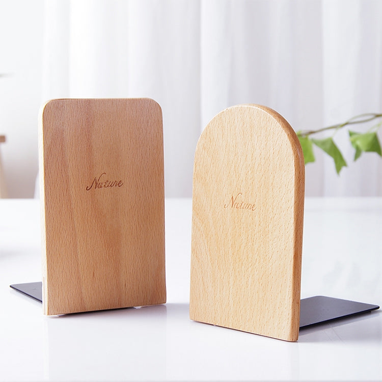 Fermalibri antiscivolo Porta libri Supporto in legno naturale