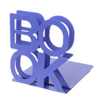 Supporti da scrivania per supporti per fermalibri in metallo a forma di alfabeto in ferro per libri