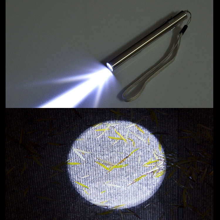 Torcia ricaricabile USB con design a penna Potente mini lampada a LED