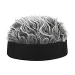Parrucca Cappello da padrone di casa Cappello da marinaio retrò da strada Zucchetto senza grondaia, M (56-58cm)