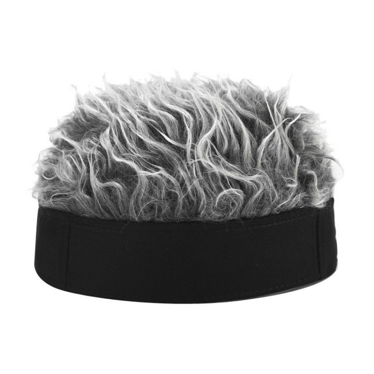 Parrucca Cappello da padrone di casa Cappello da marinaio retrò da strada Zucchetto senza grondaia, M (56-58cm)