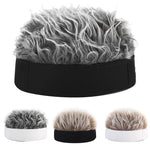 Parrucca Cappello da padrone di casa Cappello da marinaio retrò da strada Zucchetto senza grondaia, M (56-58cm)