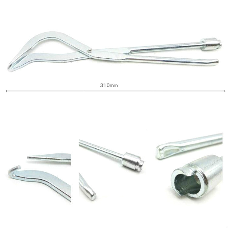 Strumento per la manutenzione della regolazione del freno a tamburo della pinza per lo smontaggio della molla del freno Strumento per lo smontaggio della ganascia inferiore del veicolo, Brake Spring Disassembly Caliper