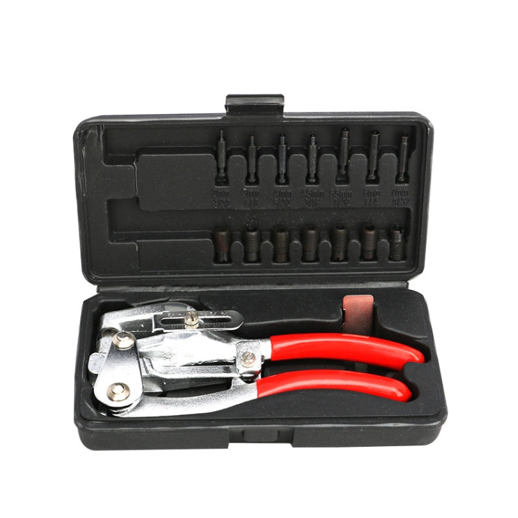 Set punzonatrici manuali 16 in 1 in acciaio inox