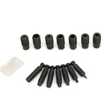 Set di punzonatrici manuali per pinze per punzonatura manuale in plastica di ferro 16 in 1 in acciaio inossidabile, rame, alluminio, 16 in 1