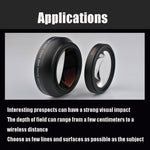 Obiettivo fisheye super grandangolare 0,43X da 67 mm con obiettivo macro per Canon, 67mm 0.43X