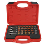 Vite di scarico dell'olio della coppa dell'olio per auto Strumento di riparazione del dente scorrevole Vite inferiore dell'olio, 64 PCS In 1, 114 PCS In 1