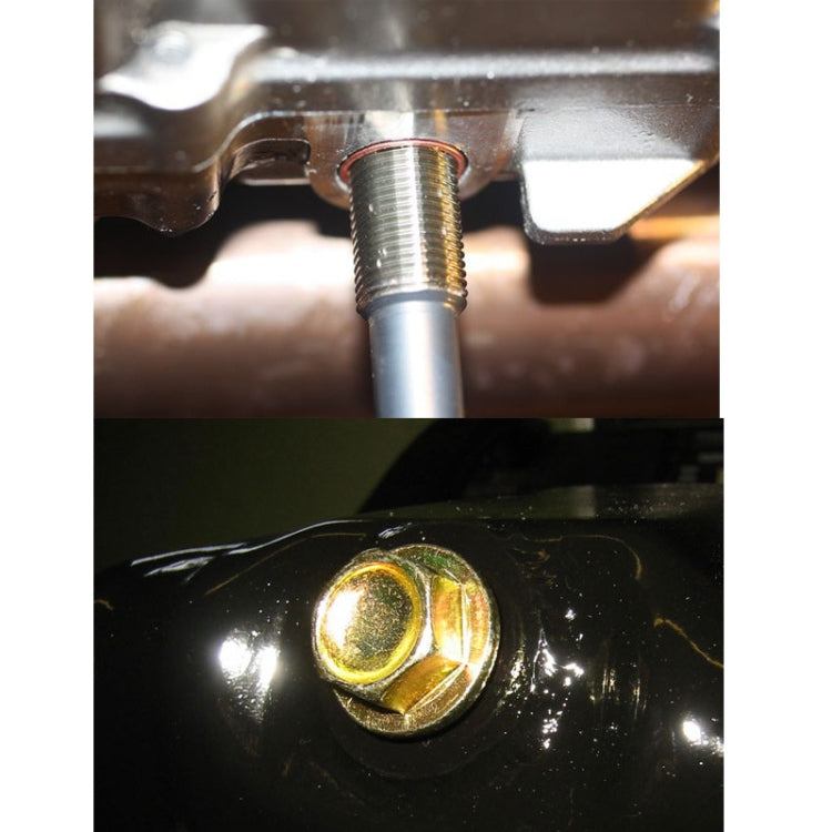 Vite di scarico dell'olio della coppa dell'olio per auto Strumento di riparazione del dente scorrevole Vite inferiore dell'olio, 64 PCS In 1, 114 PCS In 1
