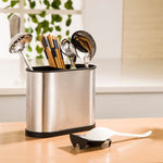 Cilindro di scarico della scatola di immagazzinaggio delle stoviglie della casa della cucina del supporto delle bacchette dell'acciaio inossidabile, Square