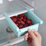 2 pezzi multifunzione da cucina frigorifero portaoggetti frigorifero congelatore supporto per ripiano cassetto estraibile organizzatore