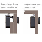 Blocco antifurto per uso domestico con armadietto per cassetti intelligente con impronta digitale, Smart Drawer Locker Fingerprint Lock