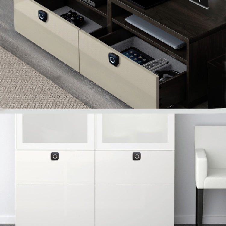 Blocco antifurto per uso domestico con armadietto per cassetti intelligente con impronta digitale, Smart Drawer Locker Fingerprint Lock