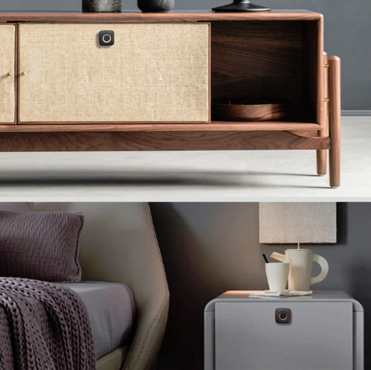 Blocco antifurto per uso domestico con armadietto per cassetti intelligente con impronta digitale, Smart Drawer Locker Fingerprint Lock