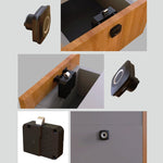 Blocco antifurto per uso domestico con armadietto per cassetti intelligente con impronta digitale, Smart Drawer Locker Fingerprint Lock