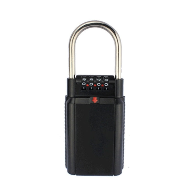 Cassetta portachiavi con password Cassetta password per sito decorativo a parete per uso domestico, Black, Silver